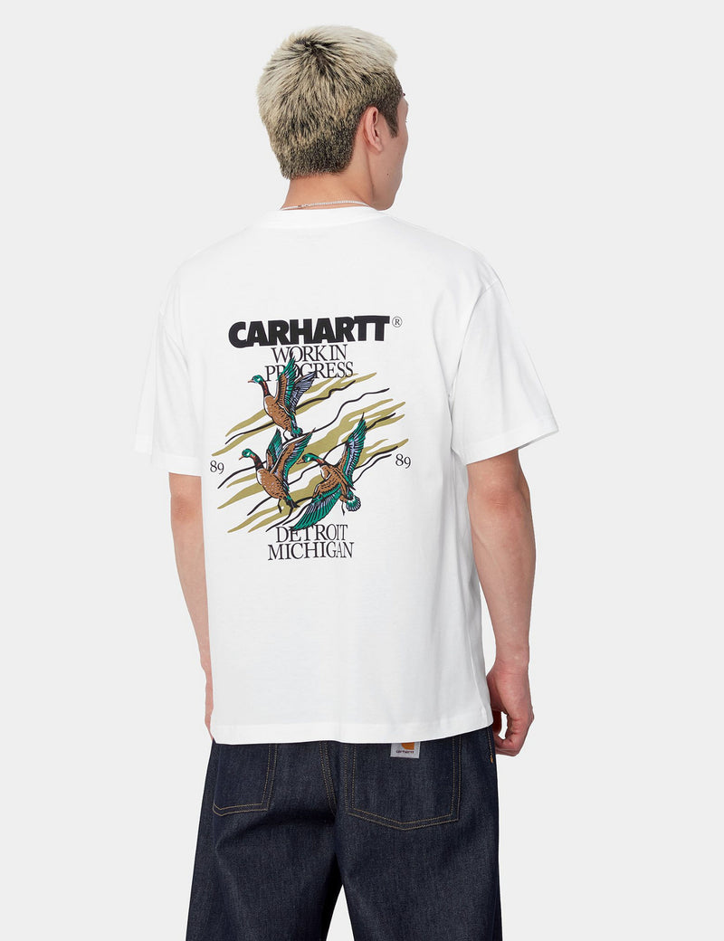 Carhart WIP Ducks T-Shirt - White