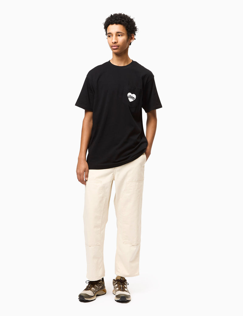 Carhartt WIP Amour Pocket T-Shirt - Black