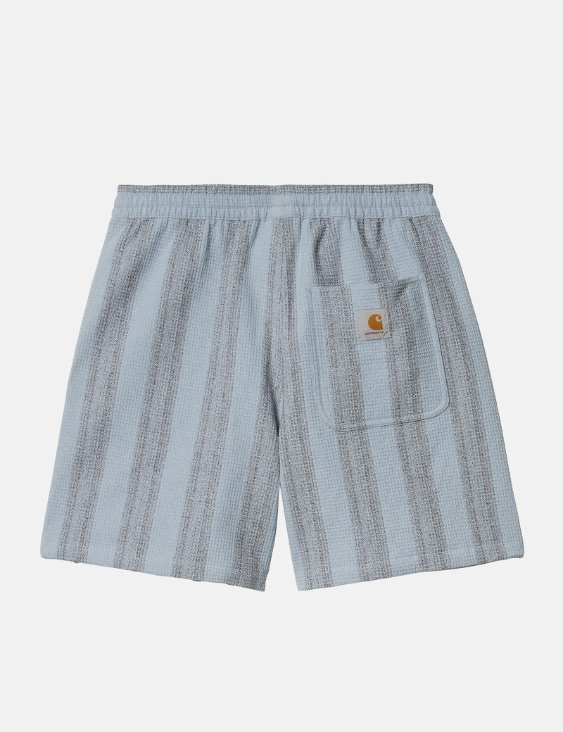 Carhart WIP Dodson Stripe Shorts - Misty Sky Blue