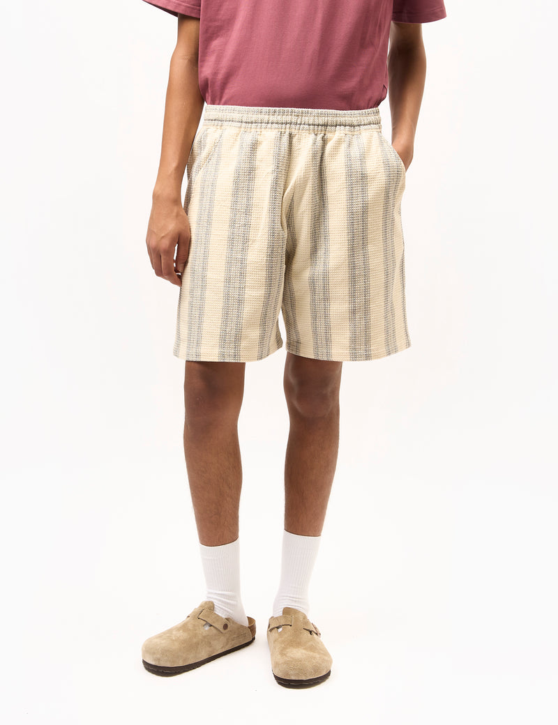 Carhartt WIP Dodson Stripe Shorts - Natural