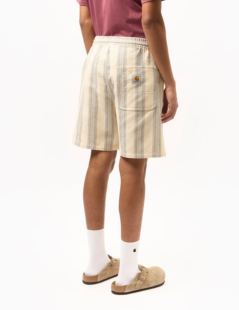 Carhartt WIP Dodson Stripe Shorts - Natural