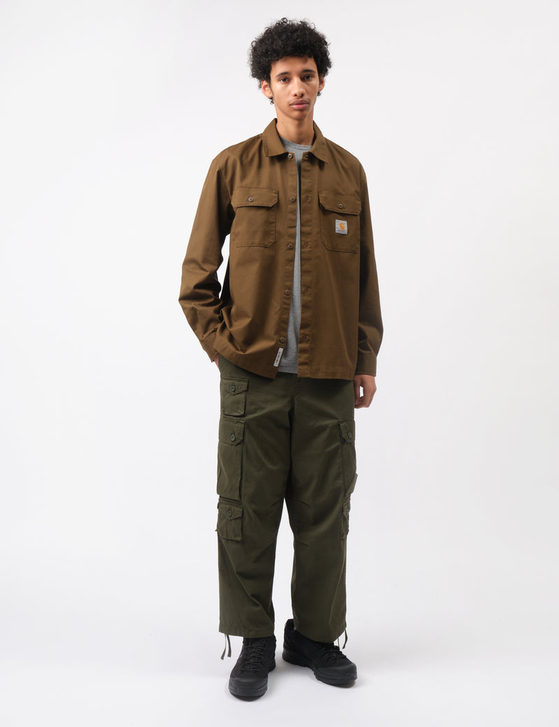 Carhartt WIP Craft Shirt - Chocolate Brown