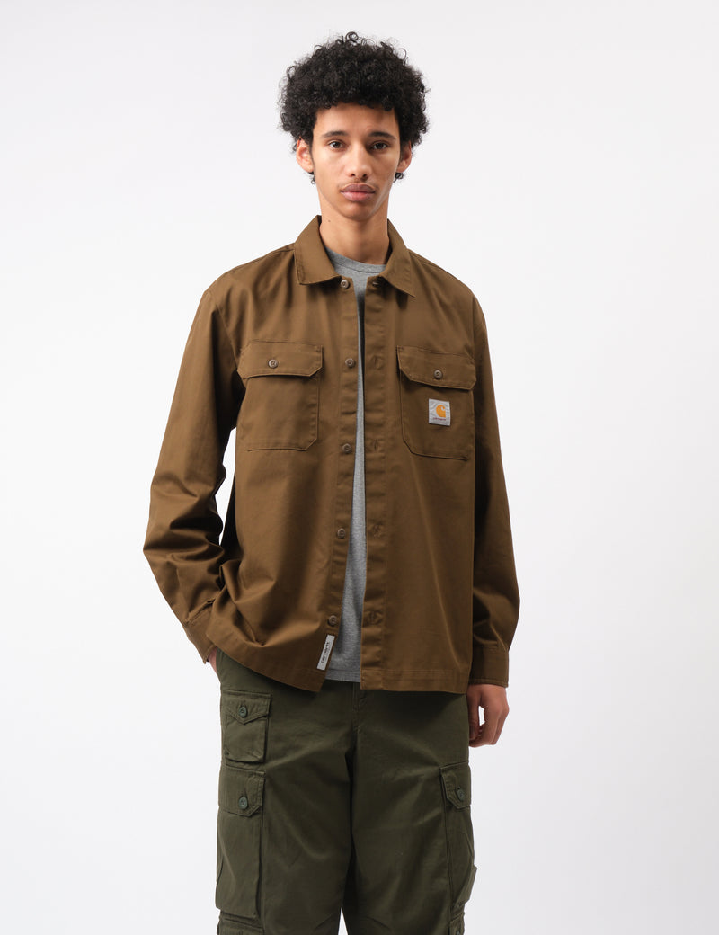 Carhartt WIP Craft Shirt - Chocolate Brown