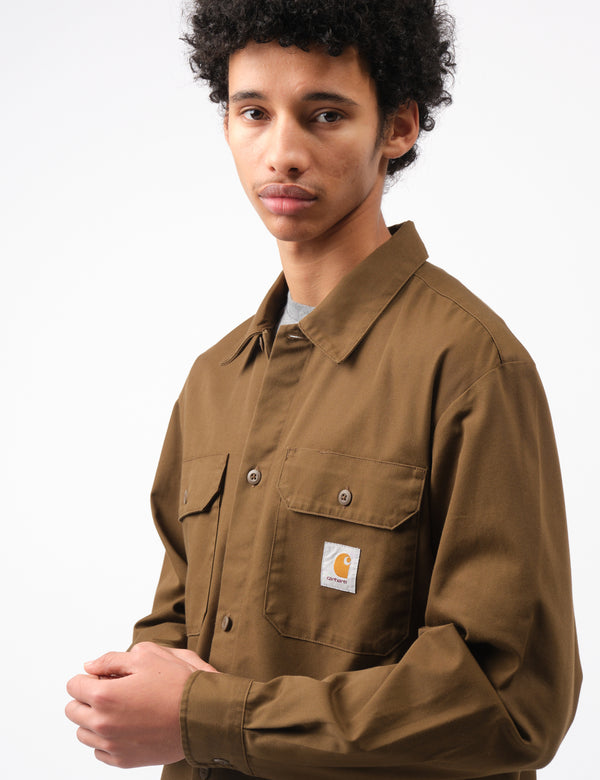 Carhartt WIP Craft Shirt - Chocolate Brown