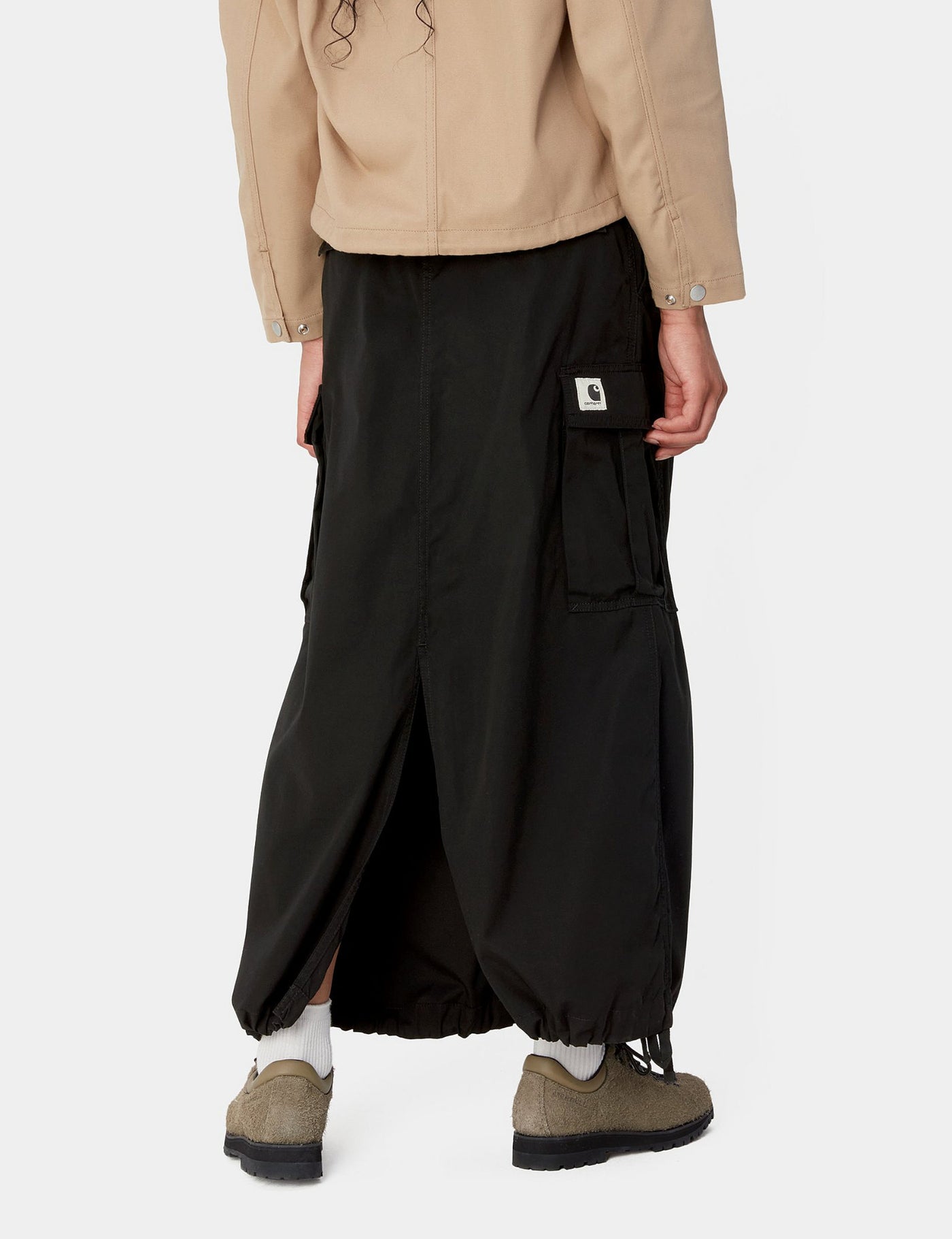 Warm Sweat Cargo Skirt カラー ブラック サイズ 34 Carhartt WIP Women's Cargo Skirt Long - Black | Urban Excess