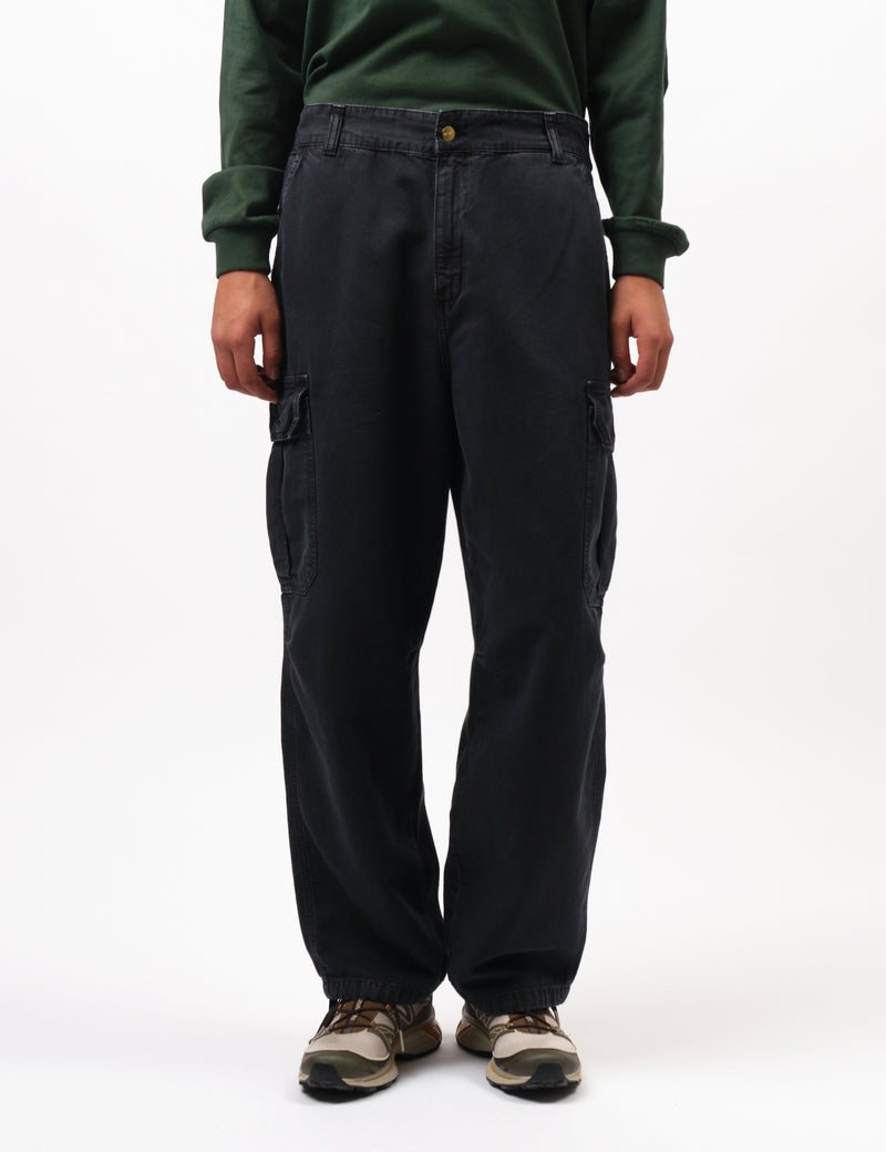 Carhartt WIP Stanton Cargo Pant (Hubbard Canvas 9oz) - Black