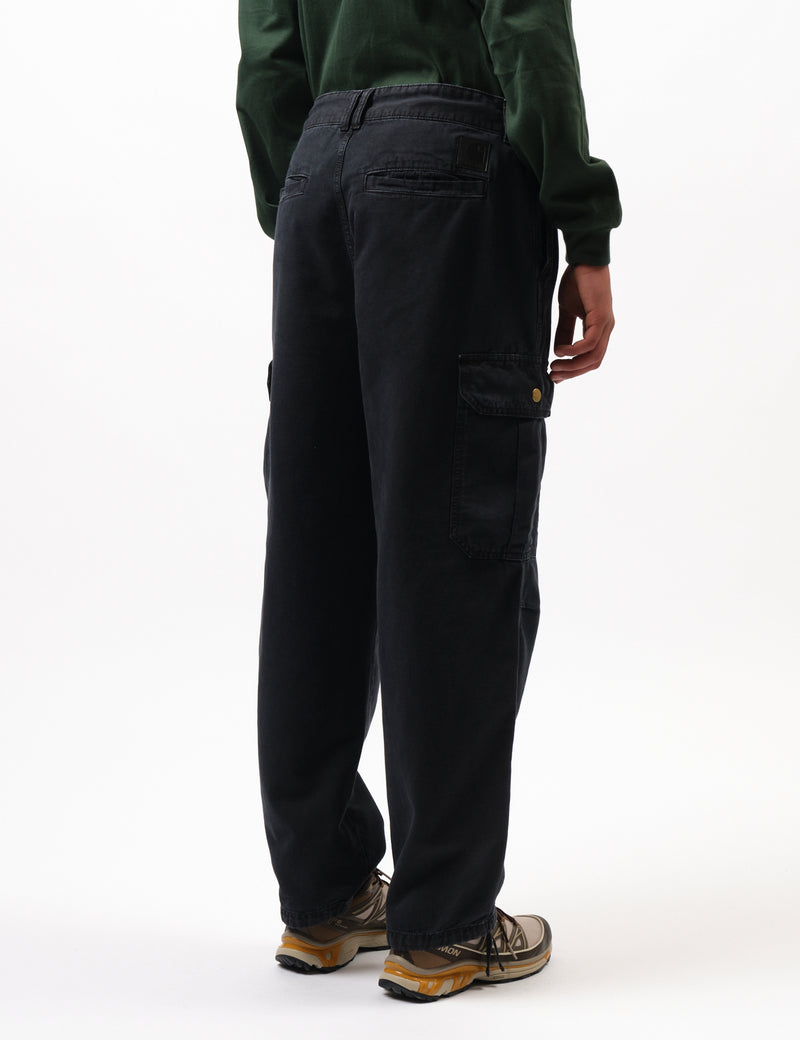 Carhartt WIP Stanton Cargo Pant (Hubbard Canvas 9oz) - Black