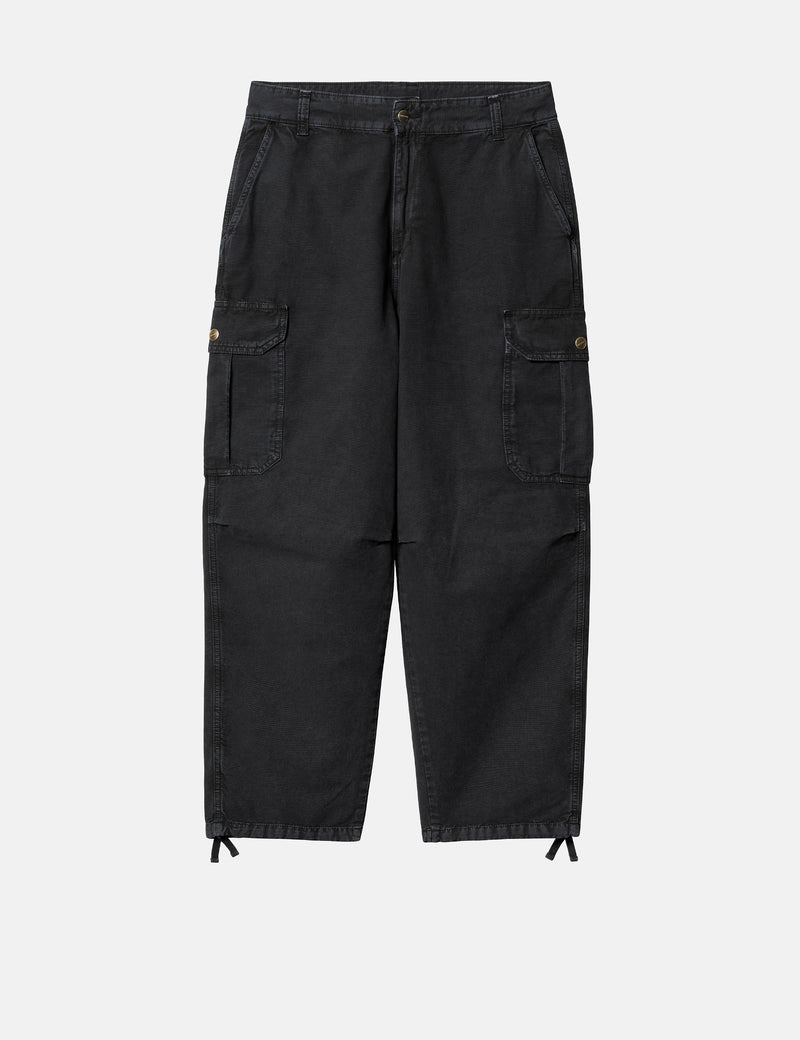 Carhartt WIP Stanton Cargo Pant (Hubbard Canvas 9oz) - Black