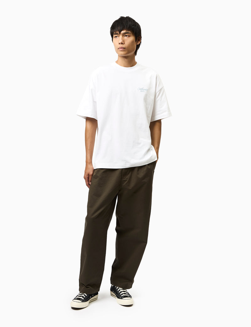 Carhartt WIP Signature Script T-Shirt (Boxy Loose) - White