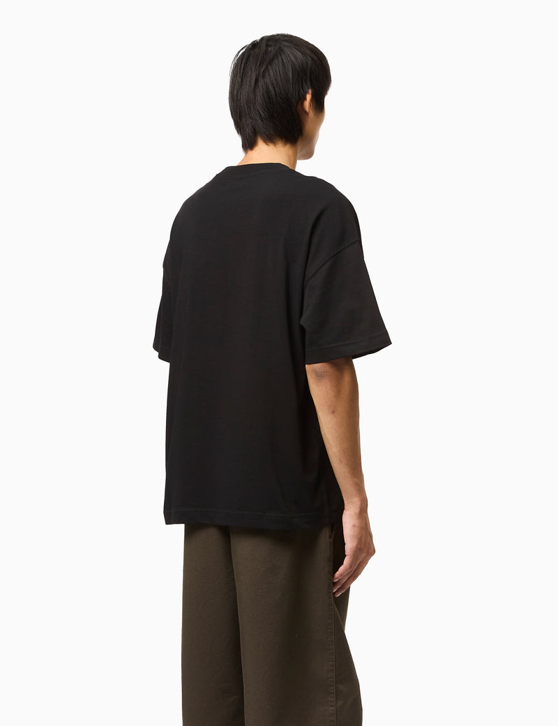 Carhartt WIP Signature Script T-Shirt (Boxy Loose) - Black