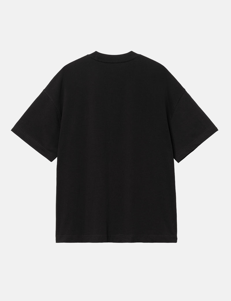 Carhartt WIP Signature Script T-Shirt (Boxy Loose) - Black