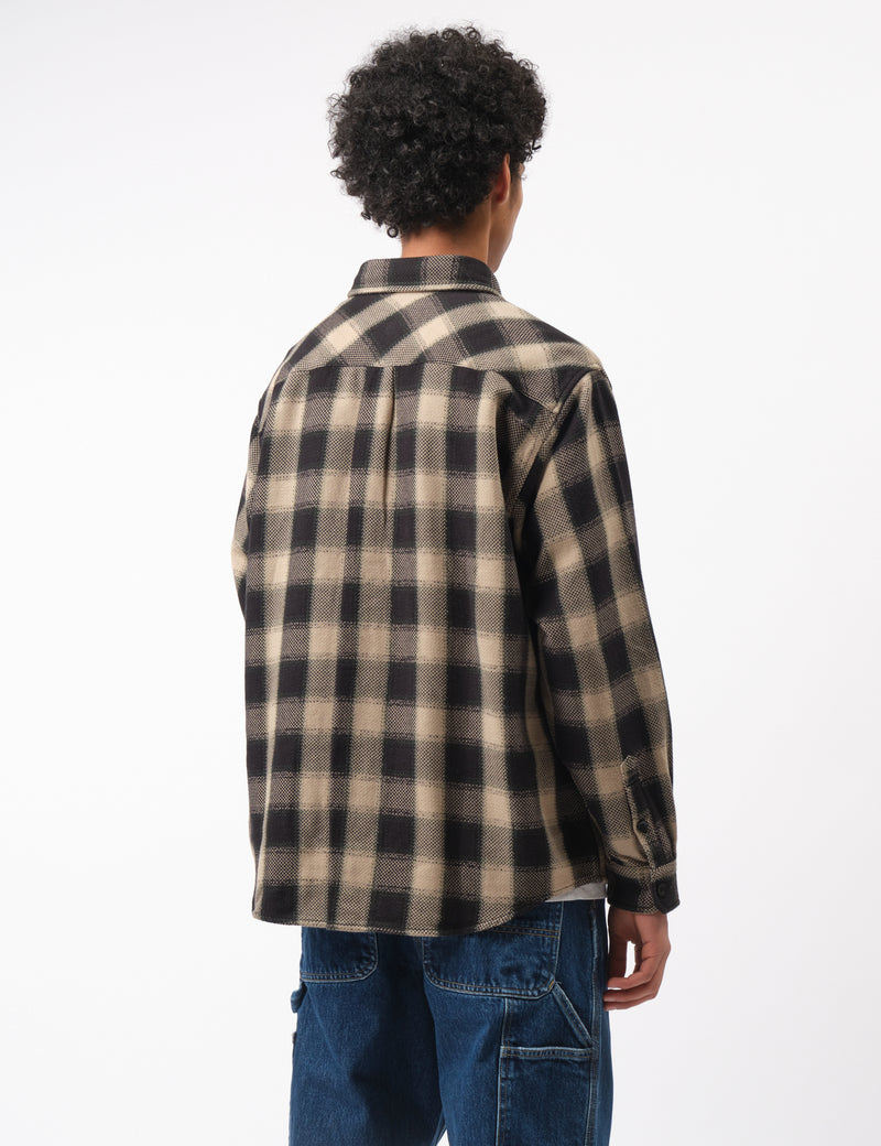 Carhartt WIP Witten Check Shirt - Wall Beige