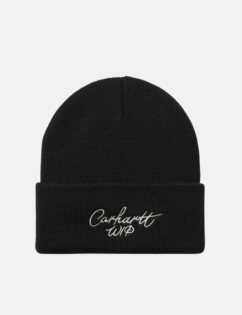 Carhartt WIP Signature Beanie Hat - Black