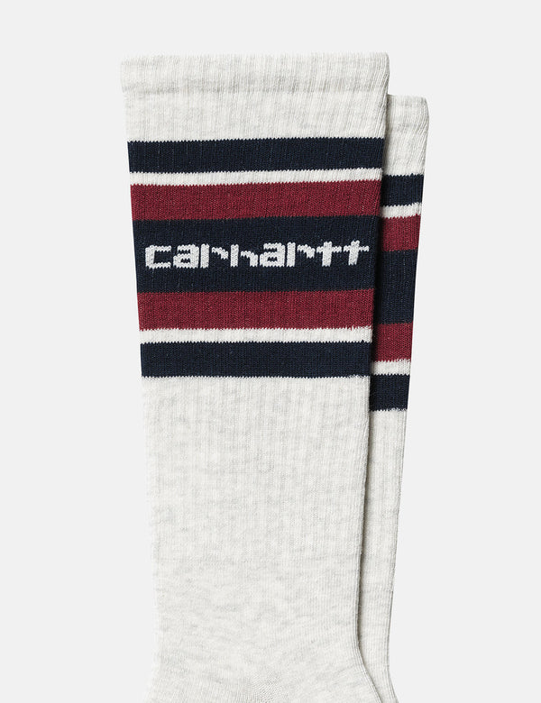 Carhartt WIP Connors Socks - Ash Heather Grey