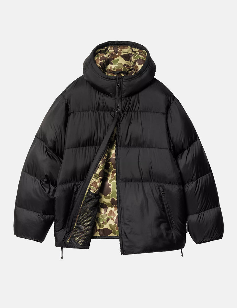 Carhartt WIP Toronto Jacket - Black/Camo Duck Green