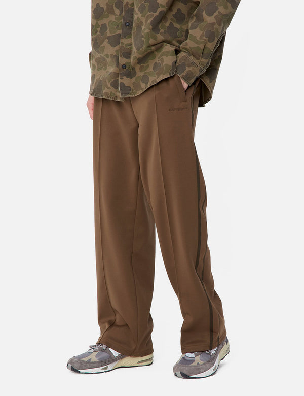 Carhartt WIP Bolan Sweat Pant (Loose) - Chocolate Brown/Tobacco