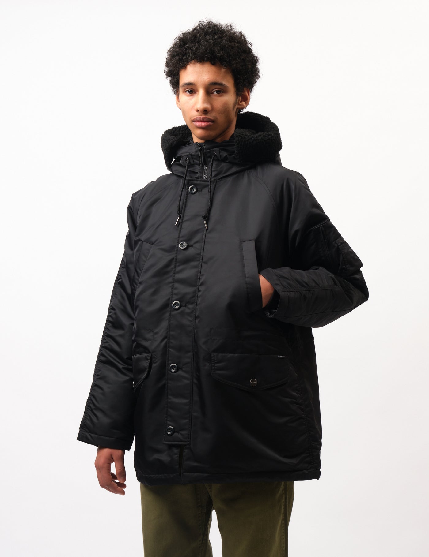 Carhartt WIP HD Olten Parka - Black | Urban Excess. – URBAN EXCESS
