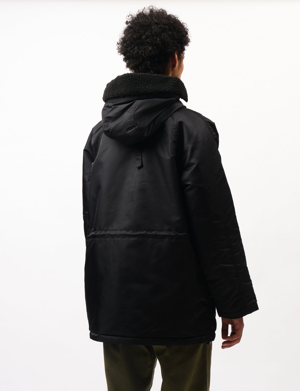ULTERIOR　WOOL FLANNEL F/T PARKA - BLACK Canada Goose Langford Parka Wool in carbon melange color size 3XL