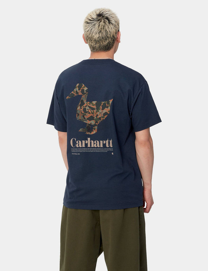 Carhartt WIP Fold Duck T-Shirt (Loose) - Air Force Blue