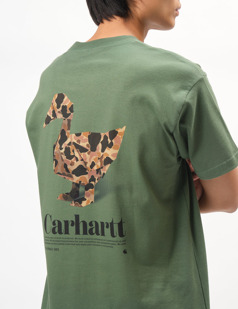 Carhartt WIP Fold Duck T-Shirt (Loose) - Duck Green