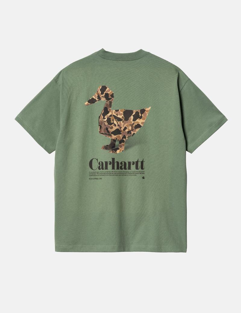 Carhartt WIP Fold Duck T-Shirt (Loose) - Duck Green