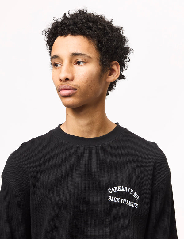 Carhartt WIP Basics Script T-Shirt (Loose) - Black/White