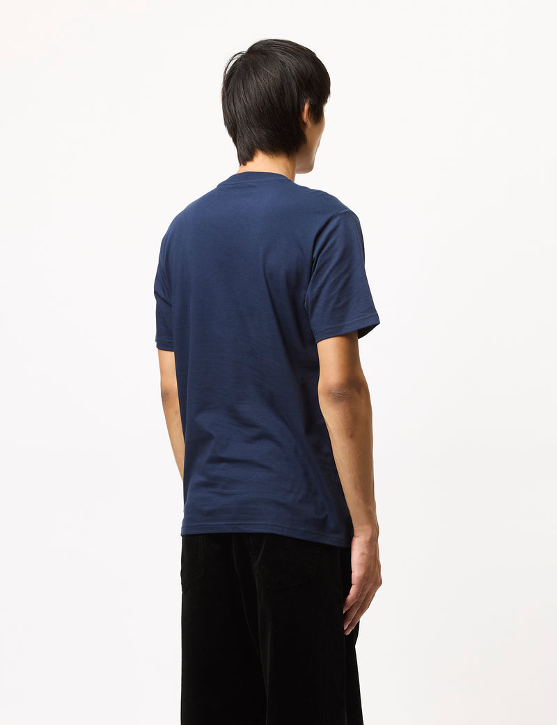 Carhartt WIP Fun Run T-Shirt (Regular) - Air Force Blue