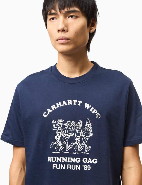 Carhartt WIP Fun Run T-Shirt (Regular) - Air Force Blue