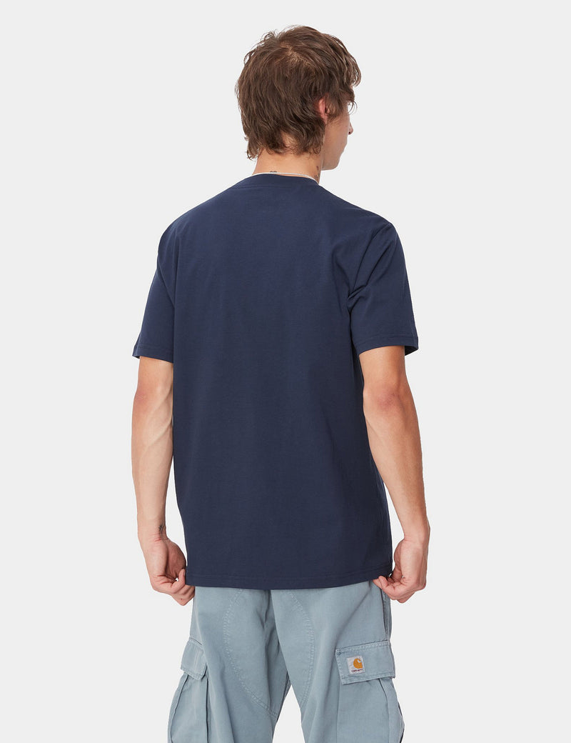 Carhartt WIP Fun Run T-Shirt (Regular) - Air Force Blue