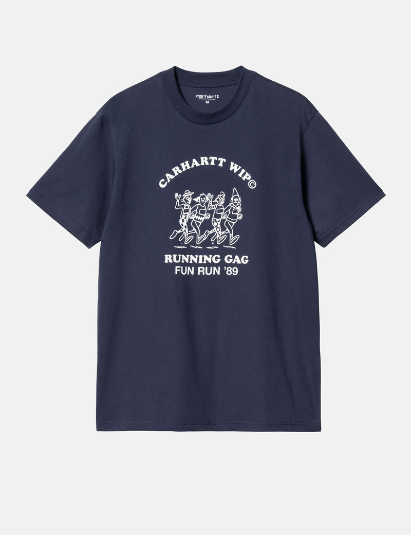 Carhartt WIP Fun Run T-Shirt (Regular) - Air Force Blue