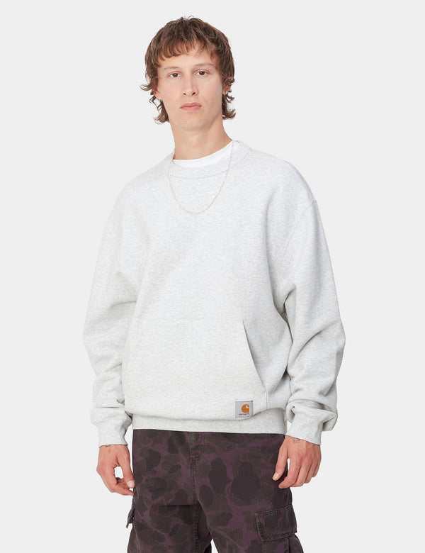 Carhartt WIP Billy Sweatshirt (Balloon) - Ash Heather Grey