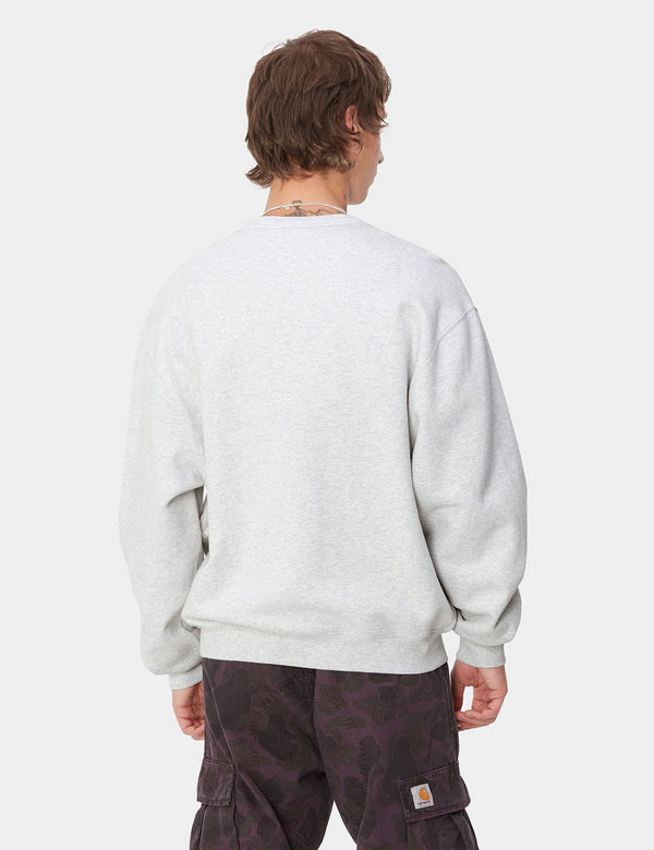 Carhartt WIP Billy Sweatshirt (Balloon) - Ash Heather Grey