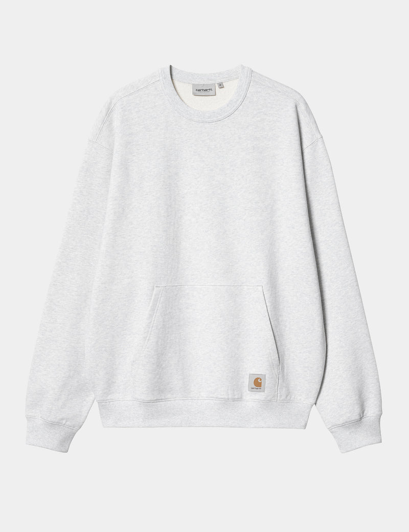 Carhartt WIP Billy Sweatshirt (Balloon) - Ash Heather Grey