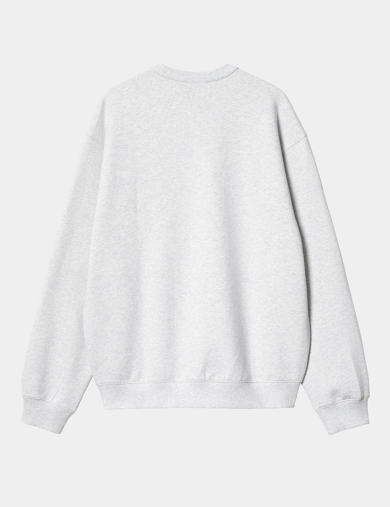 Carhartt WIP Billy Sweatshirt (Balloon) - Ash Heather Grey