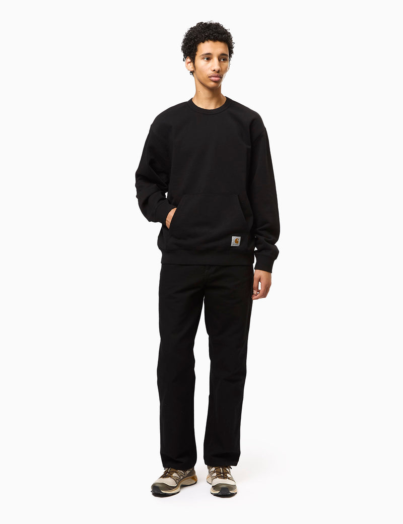 Carhartt WIP Billy Sweatshirt (Balloon Fit) - Black