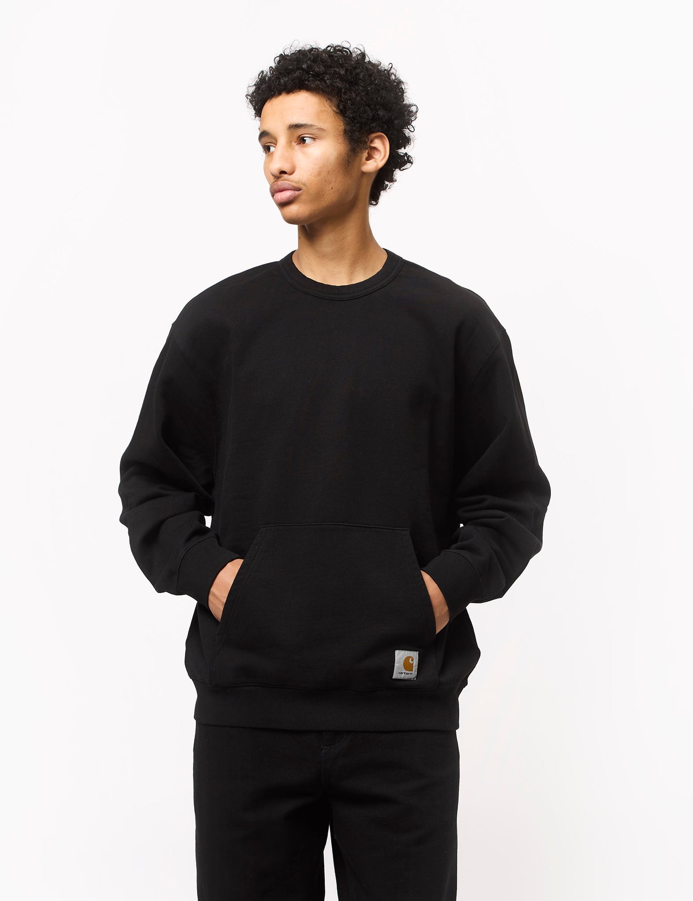 【Carhartt】 ★ VISTA SWEATSHIRT ★ Balloon Fit Carhartt WIP Vista Sweatshirt (Balloon) - Graphite Grey