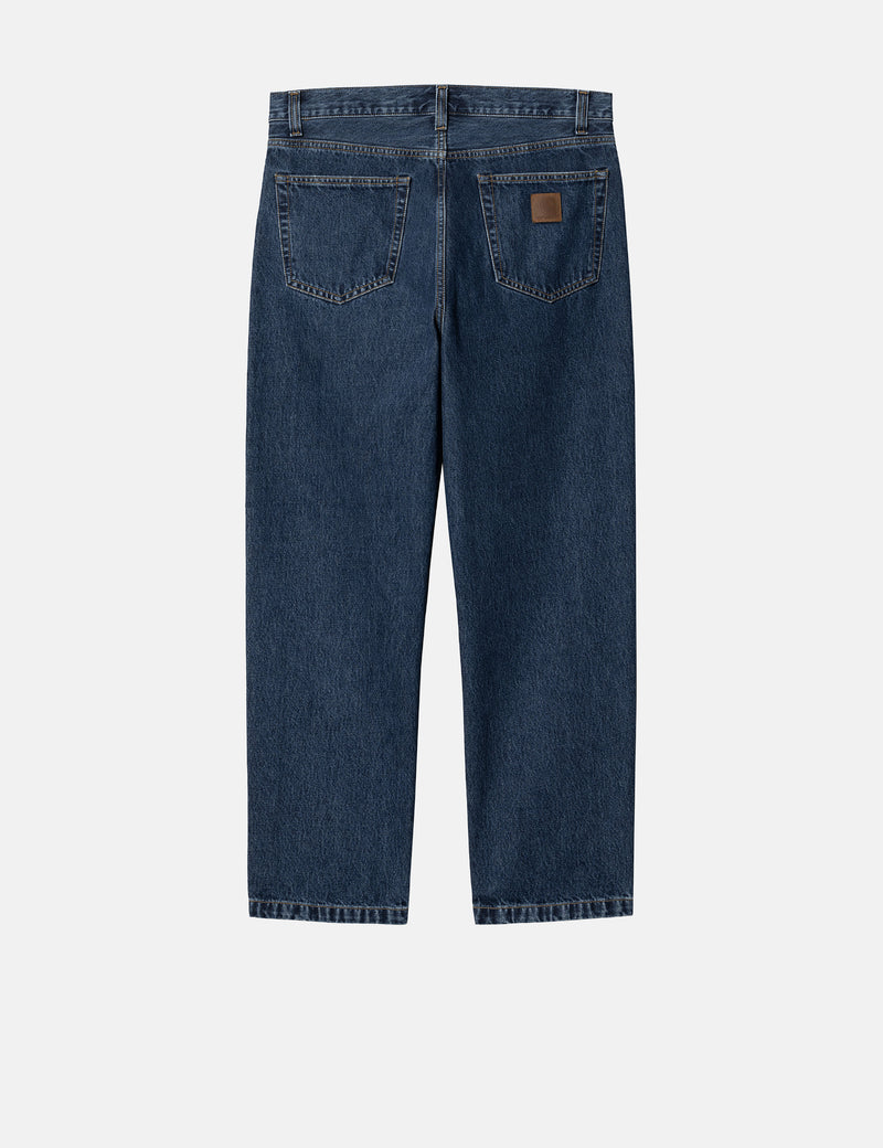 Carhartt WIP Aaron Pant (Smith Denim) - Blue Stone Washed