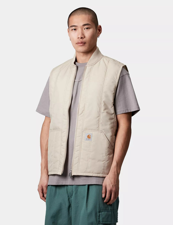 Carhartt WIP Lachlan Vest Liner - Fleur De Sel Beige