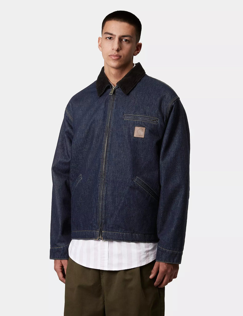 Carhartt WIP OG Detroit Jacket - Blue Rinsed