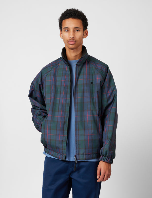 Carhartt WIP Reversible Planer Check Jacket - Air Force Blue