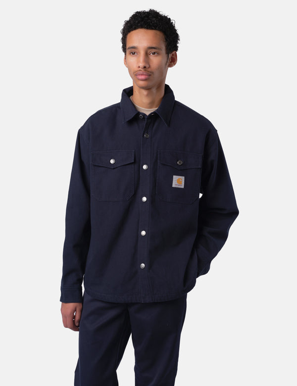 Carhartt WIP Selby Over Shirt Jacket - Deep Night Blue