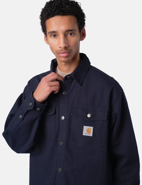 Carhartt WIP Selby Over Shirt Jacket - Deep Night Blue