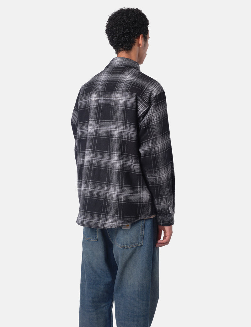 Carhartt WIP Brennan Over Shirt Jacket (Brennan Check) - Black/Wax