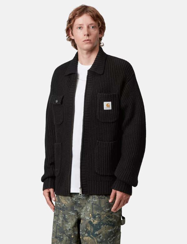 Carhartt WIP Chore Knit Jacket - Black