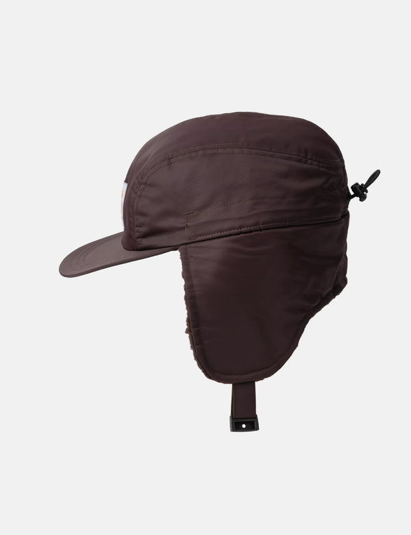 Carhartt WIP Oltera Ear Guard Cap - Palisander Brown