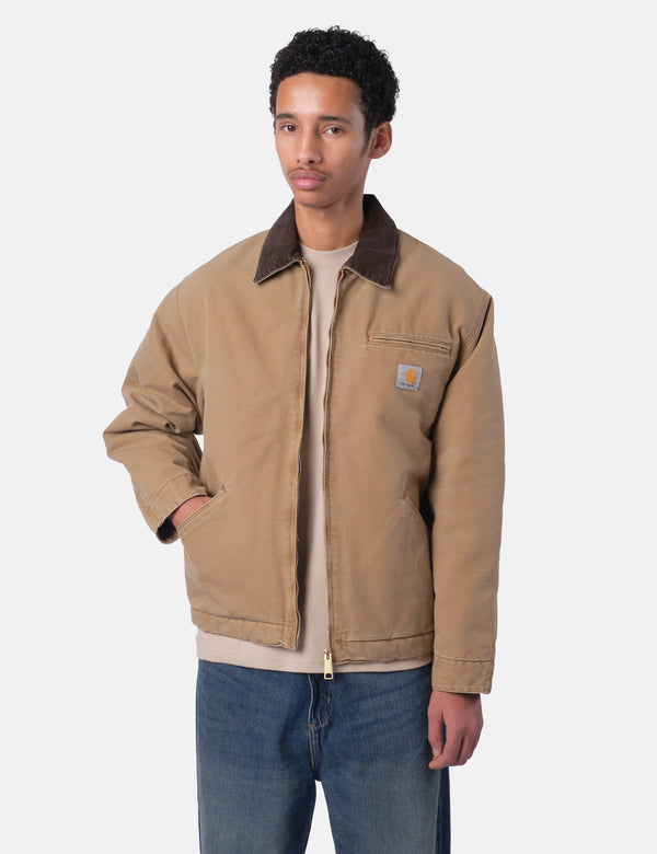Carhartt WIP OG Detroit Jacket - Hamilton Brown/Tobacco Stone Canvas