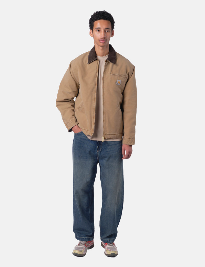 Carhartt WIP OG Detroit Jacket - Hamilton Brown/Tobacco Stone Canvas