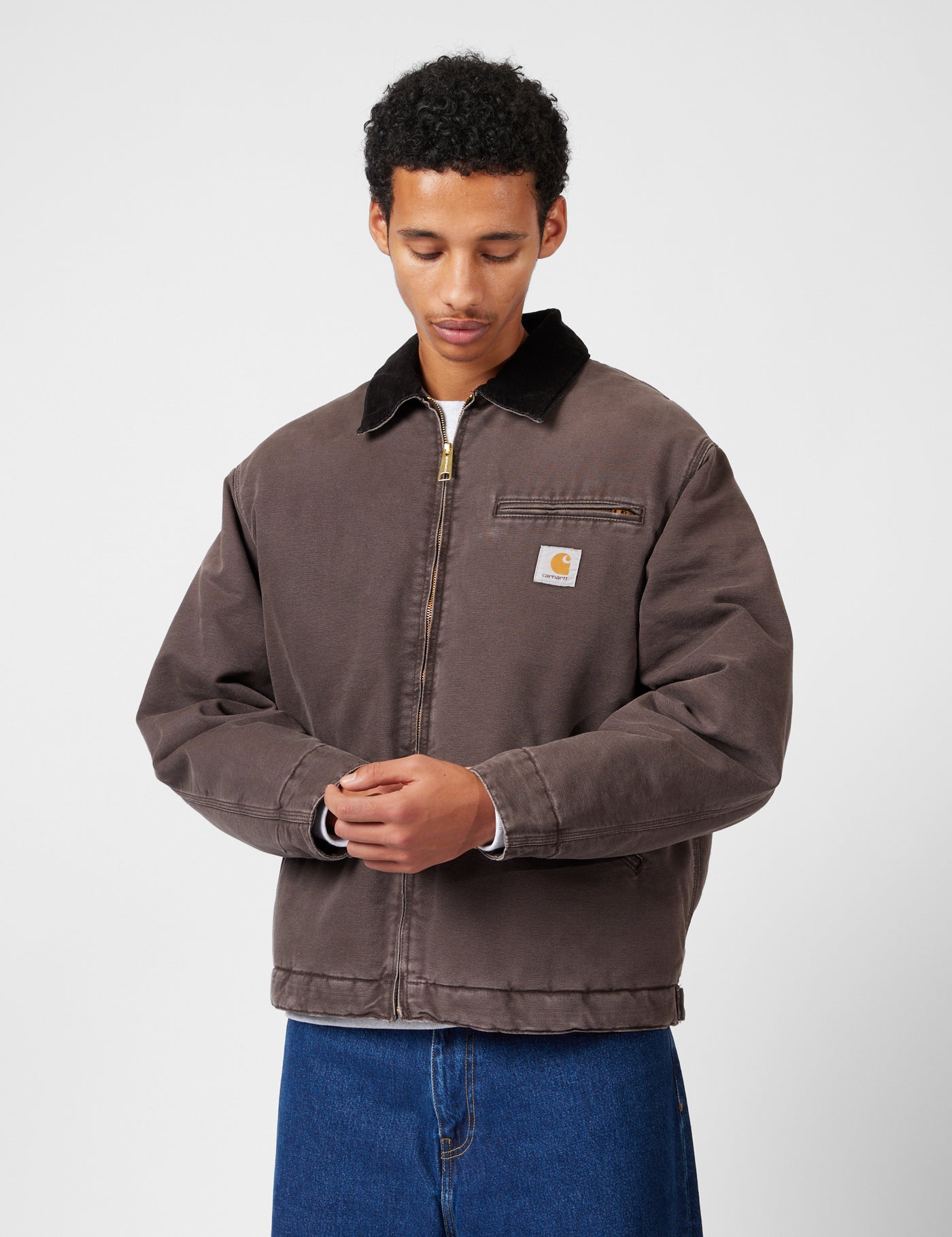 Carhartt WIP OG Detroit Jacket - Tobacco Brown/Black | Urban