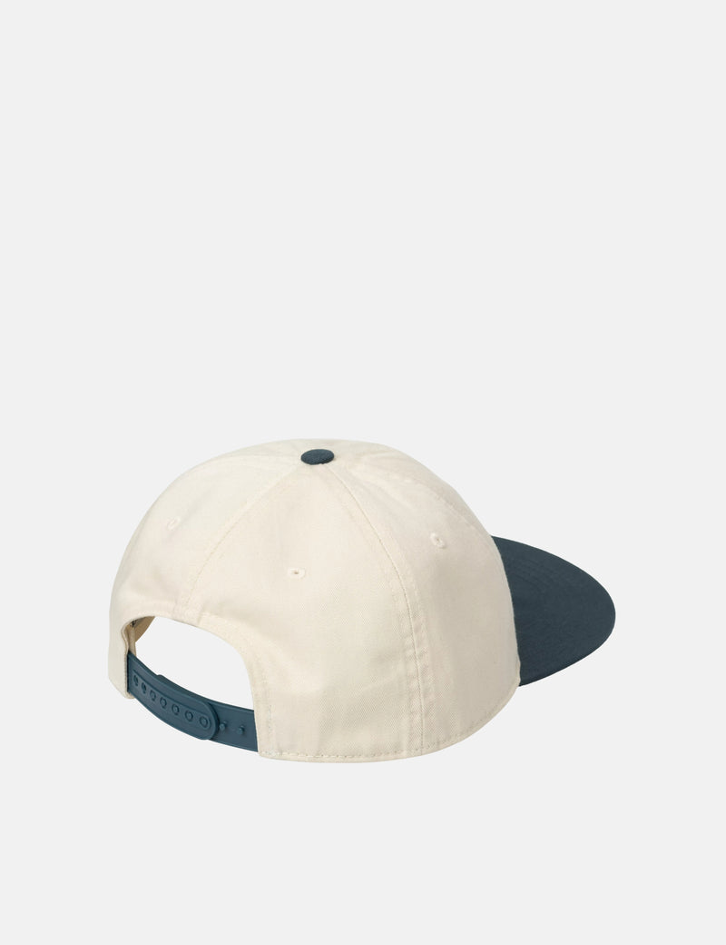Carhartt WIP Alston Cap - Natural/Deep Lagoon