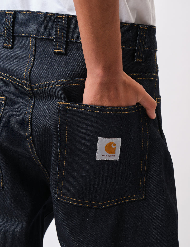 Carhartt WIP Brandon Pant - Blue Rigid